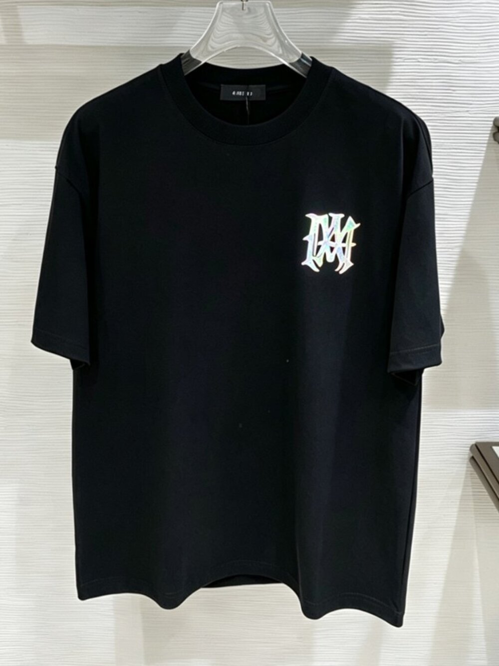 Amiri Holographic Hollywood Graphic Short Sleeve Tee